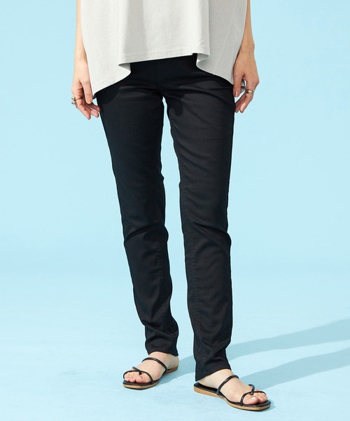 C17（シーセブンティーン）の「C17 COOLスキニーデニムパンツ【涼】（デニムパンツ・レディース・ブラック/ダークインディゴブルー/ライトインディゴブルー・SMALL/MEDIUM/LARGE/X-SMALL）」の2枚目の写真