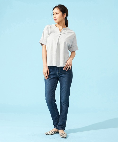 C17（シーセブンティーン）の「C17 COOLスキニーデニムパンツ【涼】（デニムパンツ・レディース・ブラック/ダークインディゴブルー/ライトインディゴブルー・SMALL/MEDIUM/LARGE/X-SMALL）」の20枚目の写真