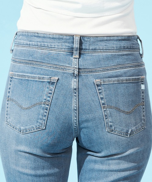 C17（シーセブンティーン）の「C17 COOLスキニーデニムパンツ【涼】（デニムパンツ・レディース・ブラック/ダークインディゴブルー/ライトインディゴブルー・SMALL/MEDIUM/LARGE/X-SMALL）」の15枚目の写真