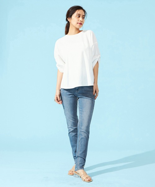 C17（シーセブンティーン）の「C17 COOLスキニーデニムパンツ【涼】（デニムパンツ・レディース・ブラック/ダークインディゴブルー/ライトインディゴブルー・SMALL/MEDIUM/LARGE/X-SMALL）」の17枚目の写真