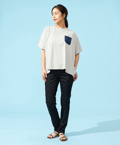 C17（シーセブンティーン）の「C17 COOLスキニーデニムパンツ【涼】（デニムパンツ・レディース・ブラック/ダークインディゴブルー/ライトインディゴブルー・SMALL/MEDIUM/LARGE/X-SMALL）」の9枚目の写真