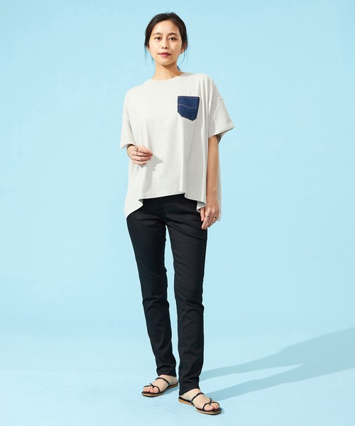 C17（シーセブンティーン）の「C17 COOLスキニーデニムパンツ【涼】（デニムパンツ・レディース・ブラック/ダークインディゴブルー/ライトインディゴブルー・SMALL/MEDIUM/LARGE/X-SMALL）」の10枚目の写真