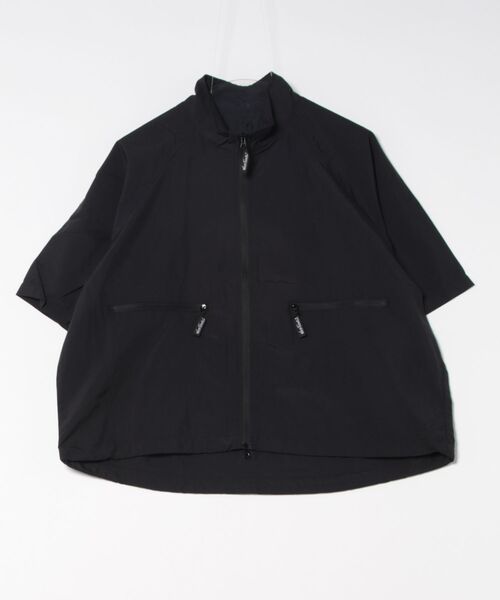 WILD THINGS（ワイルドシングス）の「SUPPLEX S/S JACKET サプレックス ショート スリーブ ジャケット（ナイロンジャケット・レディース・ブラック/オフホワイト/ベージュ・S/M）」の6枚目の写真