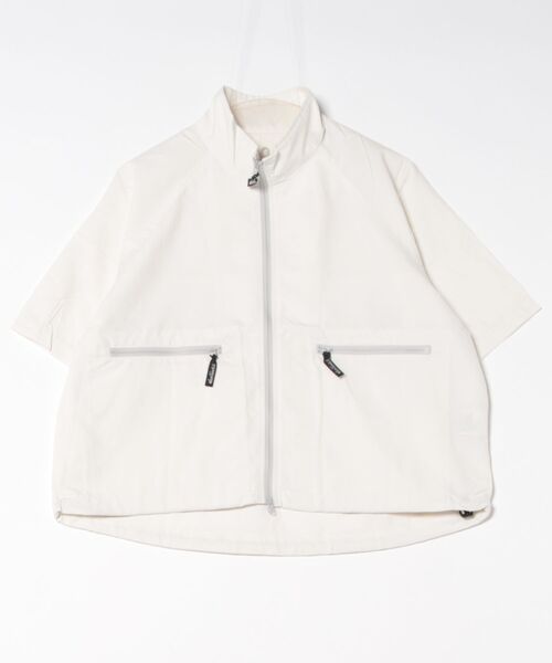 WILD THINGS（ワイルドシングス）の「SUPPLEX S/S JACKET サプレックス ショート スリーブ ジャケット（ナイロンジャケット・レディース・ブラック/オフホワイト/ベージュ・S/M）」の11枚目の写真