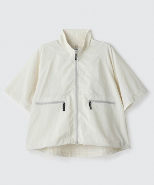 WILD THINGS（ワイルドシングス）の「SUPPLEX S/S JACKET サプレックス ショート スリーブ ジャケット（ナイロンジャケット・レディース・ブラック/オフホワイト/ベージュ・S/M）」の16枚目の写真