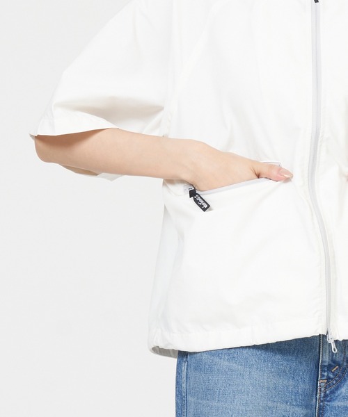 WILD THINGS（ワイルドシングス）の「SUPPLEX S/S JACKET サプレックス ショート スリーブ ジャケット（ナイロンジャケット・レディース・ブラック/オフホワイト/ベージュ・S/M）」の17枚目の写真