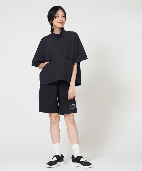 WILD THINGS（ワイルドシングス）の「SUPPLEX S/S JACKET サプレックス ショート スリーブ ジャケット（ナイロンジャケット・レディース・ブラック/オフホワイト/ベージュ・S/M）」の15枚目の写真