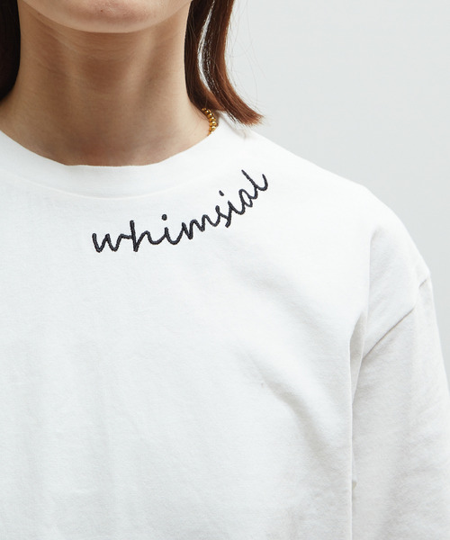 SOFFITTO(ソフィット)の「製品染コンパクトロゴ入りTシャツ(Tシャツ/カットソー・レディース・チャコールグレー/ホワイト/ミント・FREE)」の5枚目の写真