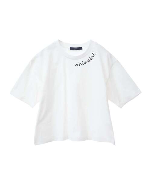 SOFFITTO(ソフィット)の「製品染コンパクトロゴ入りTシャツ(Tシャツ/カットソー・レディース・チャコールグレー/ホワイト/ミント・FREE)」の4枚目の写真