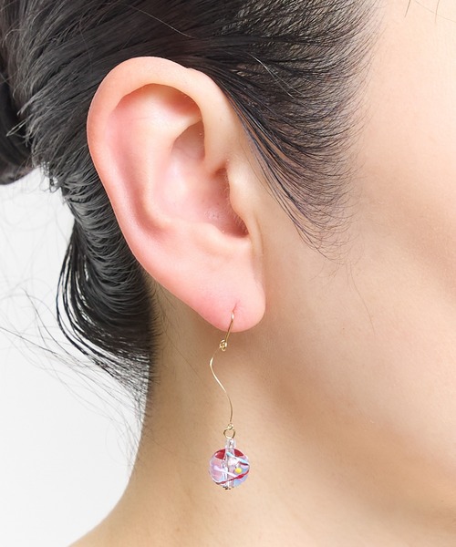 gargle(ガーグル)の「gargle ガーグル:JAPANシリーズ ミニヨーヨー ピアス(ピアス(両耳用)・レディース・ブルー/パープル/ピンク・FREE)」の6枚目の写真