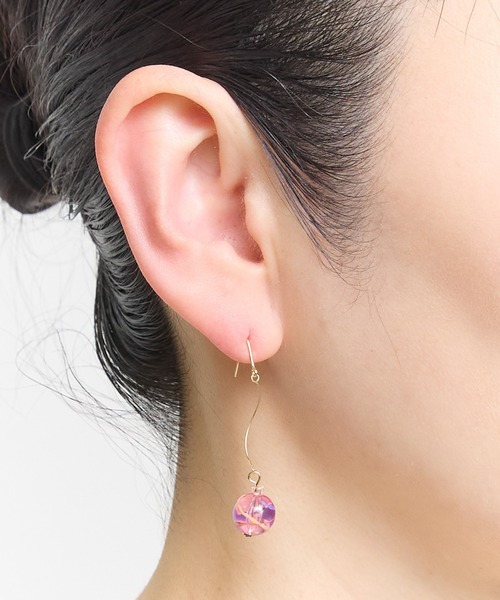 gargle(ガーグル)の「gargle ガーグル:JAPANシリーズ ミニヨーヨー ピアス(ピアス(両耳用)・レディース・ブルー/パープル/ピンク・FREE)」の8枚目の写真