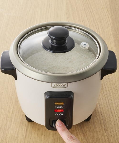 Toffy（トフィー）の「【Toffy/トフィー】 ミニ炊飯器（キッチン家電・レディース・チェリーピンク/ライトホワイト/イエロー・FREE）」の8枚目の写真