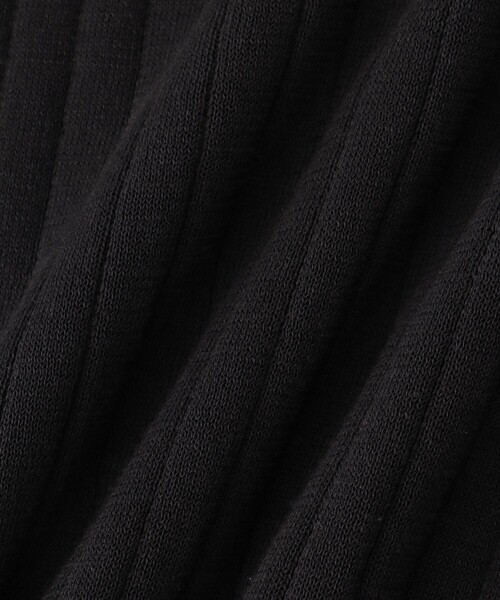 JUN&ROPE'（ジュンアンドロペ）の「編地コンビ使い５分袖ニットポロ（ポロシャツ・レディース・グリーン/ホワイト/ブラック・L/M/S）」の10枚目の写真