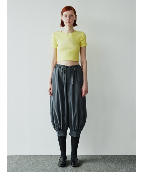 SORIN(ソリン )の「Rhinestone Mini T-Shirt(Tシャツ/カットソー・レディース・ホワイト/イエロー/ブラック・38)」の9枚目の写真
