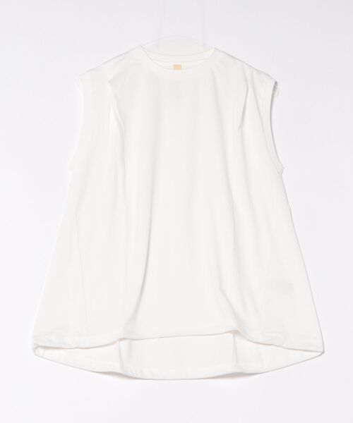 Q(キュー)の「裾バルーンフレンチプルオーバー(Tシャツ/カットソー・レディース・アイボリー/レモンイエロー・MEDIUM)」の9枚目の写真
