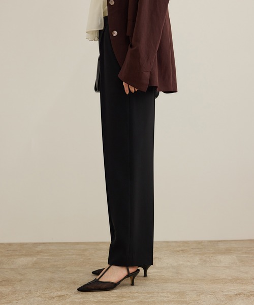 ROPE'（ロペ）の「[美人パンツ]ダブルクロステーパードパンツ/イージーケア（その他パンツ・レディース・ベージュ/ピンク/ブラック・34/36/38/40）」の19枚目の写真