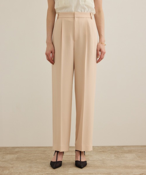 ROPE'（ロペ）の「[美人パンツ]ダブルクロステーパードパンツ/イージーケア（その他パンツ・レディース・ベージュ/ピンク/ブラック・34/36/38/40）」の13枚目の写真