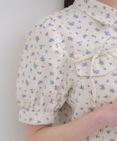 ems excite(エムズエキサイト)の「デニムリボンショートSH(シャツ/ブラウス・レディース・ライトブルー/ブラック/ホワイト系その他・FREE)」の18枚目の写真