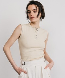 SLEEVE LESS SLEEPING HENLY SHIRT/スリーブレススリーピングヘンリーシャツ