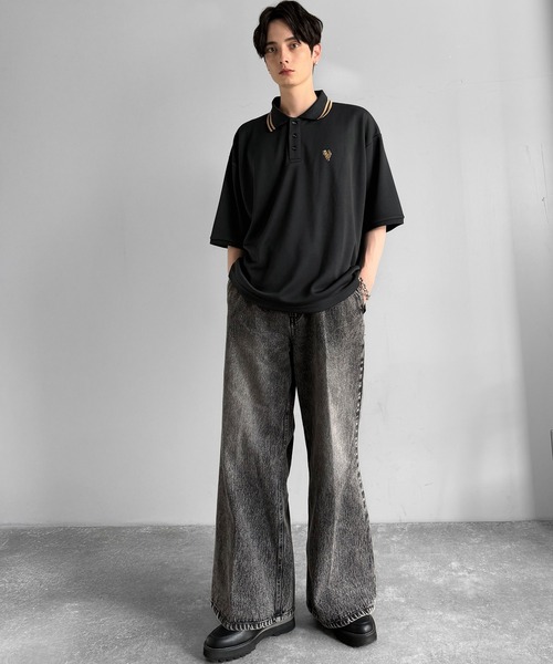 Classical Origin（クラシカルオリジン）の「【Classical Origin】「洗練を纏う、上質な日常。」刺繍入りハイクオリティダブルフェイス素材ポロシャツ／Embroidered High-Quality Double Face Polo（ポロシャツ・メンズ・ライトブルー/ネイビー/ブラック・SMALL/MEDIUM/LARGE）」の19枚目の写真