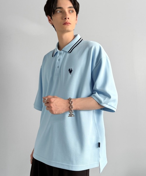 Classical Origin（クラシカルオリジン）の「【Classical Origin】「洗練を纏う、上質な日常。」刺繍入りハイクオリティダブルフェイス素材ポロシャツ／Embroidered High-Quality Double Face Polo（ポロシャツ・メンズ・ライトブルー/ネイビー/ブラック・SMALL/MEDIUM/LARGE）」の13枚目の写真