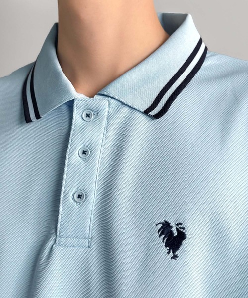 Classical Origin（クラシカルオリジン）の「【Classical Origin】「洗練を纏う、上質な日常。」刺繍入りハイクオリティダブルフェイス素材ポロシャツ／Embroidered High-Quality Double Face Polo（ポロシャツ・メンズ・ライトブルー/ネイビー/ブラック・SMALL/MEDIUM/LARGE）」の9枚目の写真