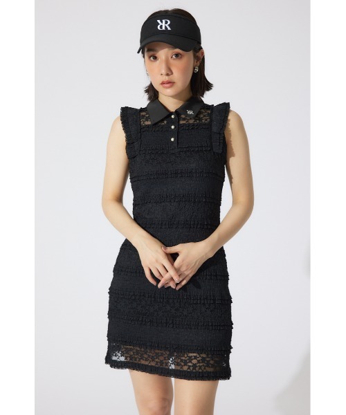 RIENDA GOLF(リエンダゴルフ)の「【RIENDA GOLF】カットレースワンピース 夏服(ワンピース・レディース・ブラック/ライトブルー/ホワイト・SMALL/MEDIUM)」の11枚目の写真