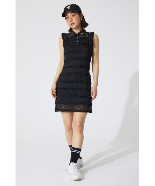 RIENDA GOLF(リエンダゴルフ)の「【RIENDA GOLF】カットレースワンピース 夏服(ワンピース・レディース・ブラック/ライトブルー/ホワイト・SMALL/MEDIUM)」の13枚目の写真