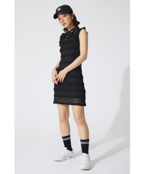 RIENDA GOLF(リエンダゴルフ)の「【RIENDA GOLF】カットレースワンピース 夏服(ワンピース・レディース・ブラック/ライトブルー/ホワイト・SMALL/MEDIUM)」の14枚目の写真