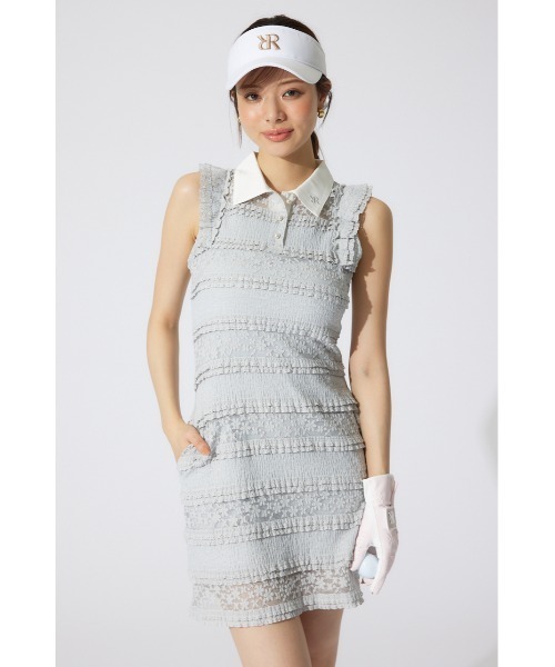 RIENDA GOLF】カットレースワンピース 夏服（ワンピース
