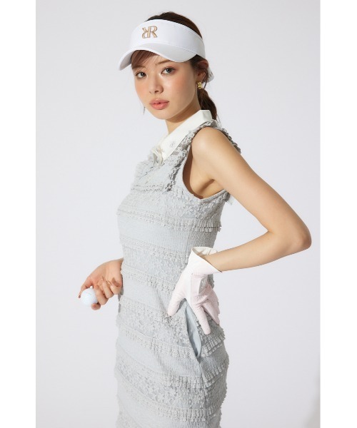 RIENDA GOLF(リエンダゴルフ)の「【RIENDA GOLF】カットレースワンピース 夏服(ワンピース・レディース・ブラック/ライトブルー/ホワイト・SMALL/MEDIUM)」の20枚目の写真