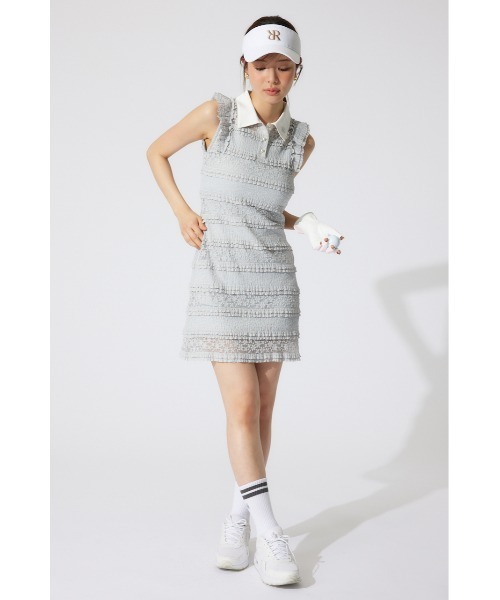 RIENDA GOLF(リエンダゴルフ)の「【RIENDA GOLF】カットレースワンピース 夏服(ワンピース・レディース・ブラック/ライトブルー/ホワイト・SMALL/MEDIUM)」の21枚目の写真