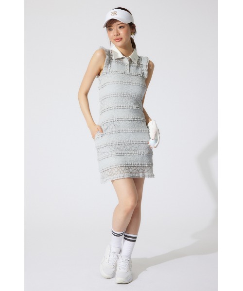 RIENDA GOLF(リエンダゴルフ)の「【RIENDA GOLF】カットレースワンピース 夏服(ワンピース・レディース・ブラック/ライトブルー/ホワイト・SMALL/MEDIUM)」の22枚目の写真