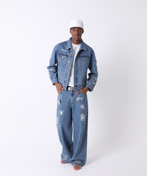 OVERSIZED PATCHED DENIM JACKET（デニムジャケット）｜AFB