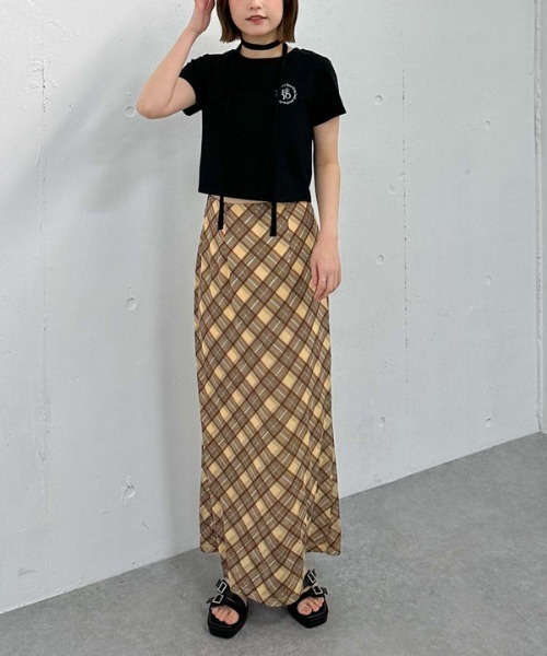 archives(アルシーヴ)の「チョーカー付刺繍チビTee(Tシャツ/カットソー・レディース・ピンク/ブラック/オフホワイト・MEDIUM)」の19枚目の写真