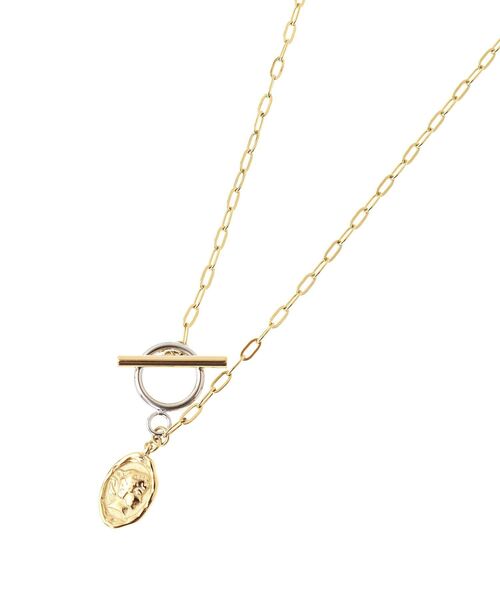 AMERICAN HOLIC（アメリカンホリック）の「ステンレス コイン マンテル ネックレス（ネックレス・レディース・シルバー/ゴールド・FREE）」の7枚目の写真