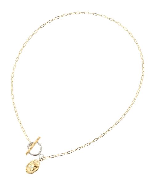 AMERICAN HOLIC（アメリカンホリック）の「ステンレス コイン マンテル ネックレス（ネックレス・レディース・シルバー/ゴールド・FREE）」の6枚目の写真