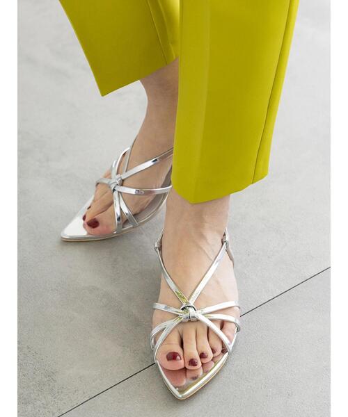 Te chichi（テチチ）の「メタリックサンダル《2025summer catalog item》（サンダル・レディース・ゴールド/ブラック/シルバー・37/38）」の3枚目の写真