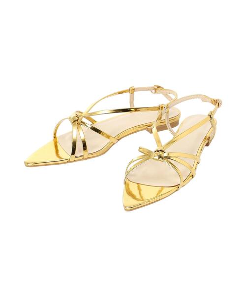 Te chichi（テチチ）の「メタリックサンダル《2025summer catalog item》（サンダル・レディース・ゴールド/ブラック/シルバー・37/38）」の16枚目の写真