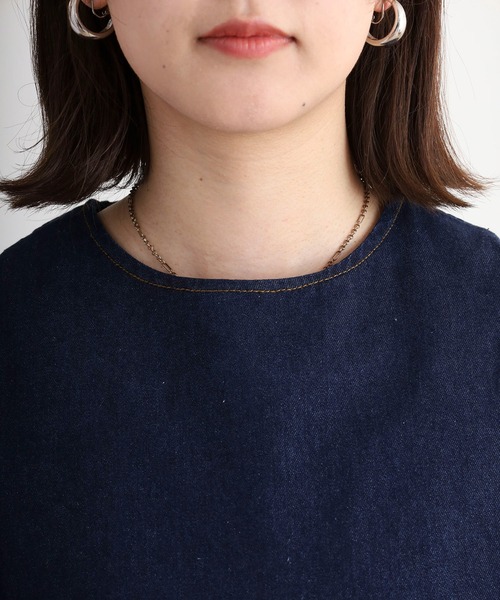 Anna Nicola(アンナニコラ)の「Anna Nicola グラデーションデニムワンピース(ワンピース・レディース・ブラック/インディゴブルー・38)」の14枚目の写真