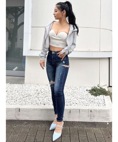 GYDA♡Short ラメパーカー GYDA Short ラメパーカー[品番：MKSW0062470]｜GYDA（ジェイダ