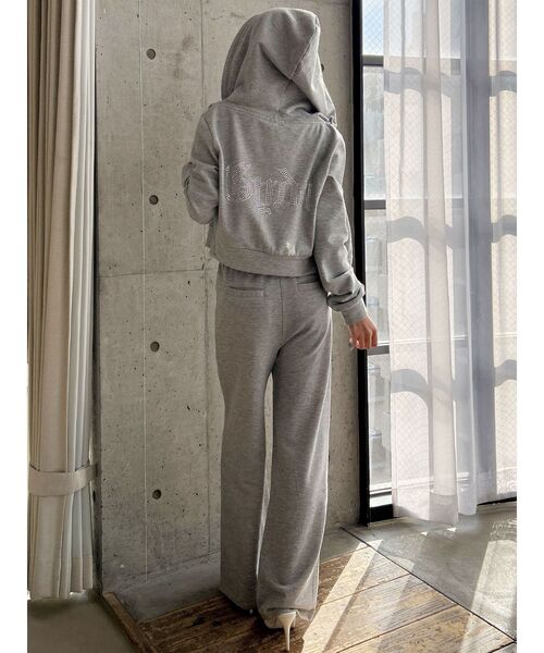 GYDA（ジェイダ）の「GYDA Short ラメパーカー【SETUP着用可】（パーカー・レディース・グレー/オフホワイト/パープル/ブラック・FREE）」の7枚目の写真