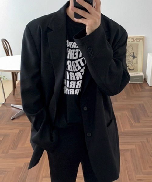NOWLE(ノウル)の「【NOWLE】ウェーブロゴ クルーネック 半袖 Tシャツ(Tシャツ/カットソー・メンズ・ブラック/レッド・MEDIUM/LARGE/X-LARGE)」の3枚目の写真