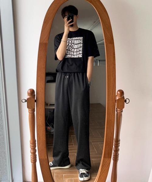 NOWLE(ノウル)の「【NOWLE】ウェーブロゴ クルーネック 半袖 Tシャツ(Tシャツ/カットソー・メンズ・ブラック/レッド・MEDIUM/LARGE/X-LARGE)」の19枚目の写真