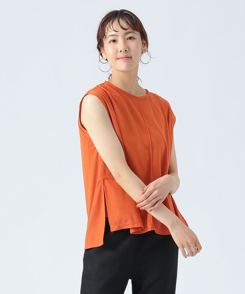 D&G 透け感 ラメヒョウ柄 ノースリーブトップス tuna600.jpg