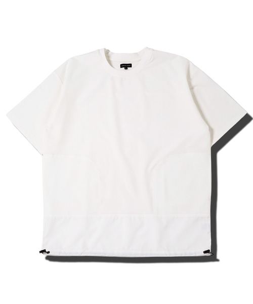jiggys shop(ジギーズショップ)の「テックミニ裏毛 ドローコード 半袖Tシャツ アクティブウェア(Tシャツ/カットソー・メンズ・ブラック/グレー/ホワイト/カーキ・X-LARGE/LARGE/MEDIUM)」の20枚目の写真