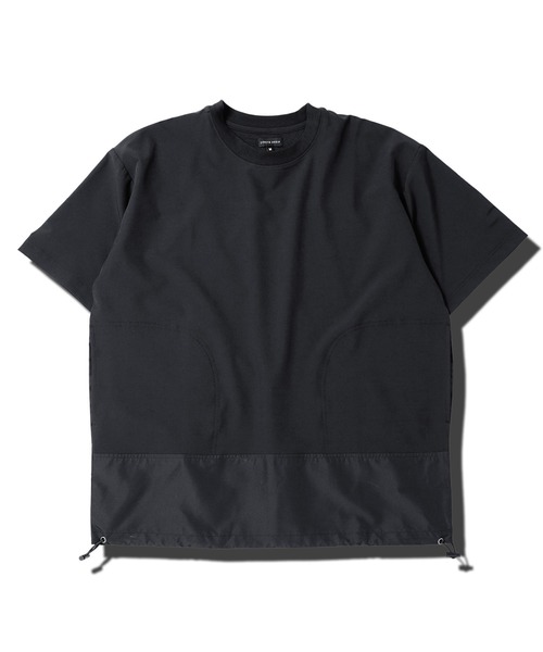 jiggys shop(ジギーズショップ)の「テックミニ裏毛 ドローコード 半袖Tシャツ アクティブウェア(Tシャツ/カットソー・メンズ・ブラック/グレー/ホワイト/カーキ・X-LARGE/LARGE/MEDIUM)」の10枚目の写真