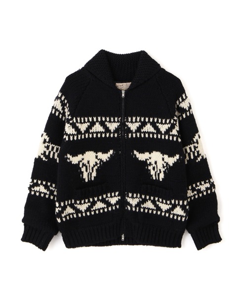 schott（ショット）の「Schott/ショット/COWICHAN KNIT/カウチンニット（ニット/セーター・メンズ・ブラック/グレー・M/XL/L）」の7枚目の写真