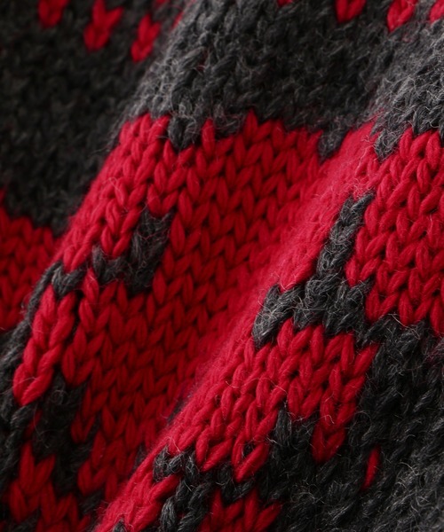 schott（ショット）の「Schott/ショット/COWICHAN KNIT/カウチンニット（ニット/セーター・メンズ・ブラック/グレー・M/XL/L）」の17枚目の写真