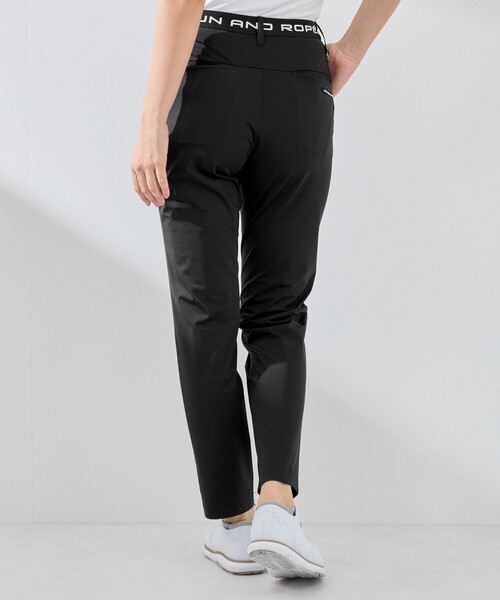 JUN&ROPE'（ジュンアンドロペ）の「【吸水速乾】【接触冷感】トリコットテーパードパンツ（その他パンツ・レディース・ブラック/ネイビー・M/S/L）」の6枚目の写真